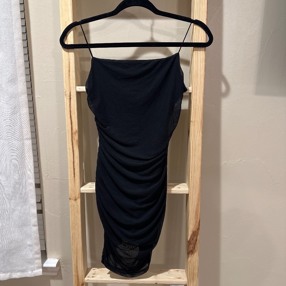 SHEIN black mini dress